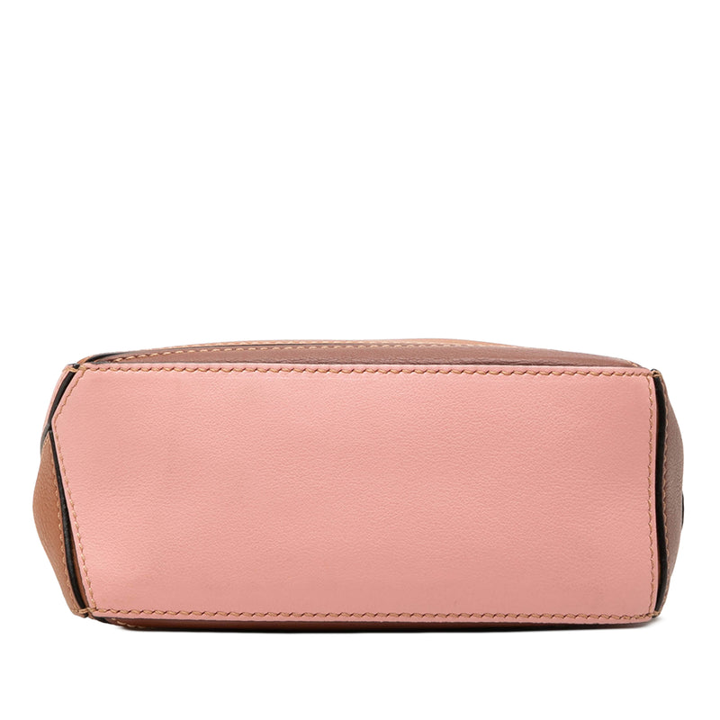 Mini Tricolor Calfskin Puzzle Satchel - Image 3