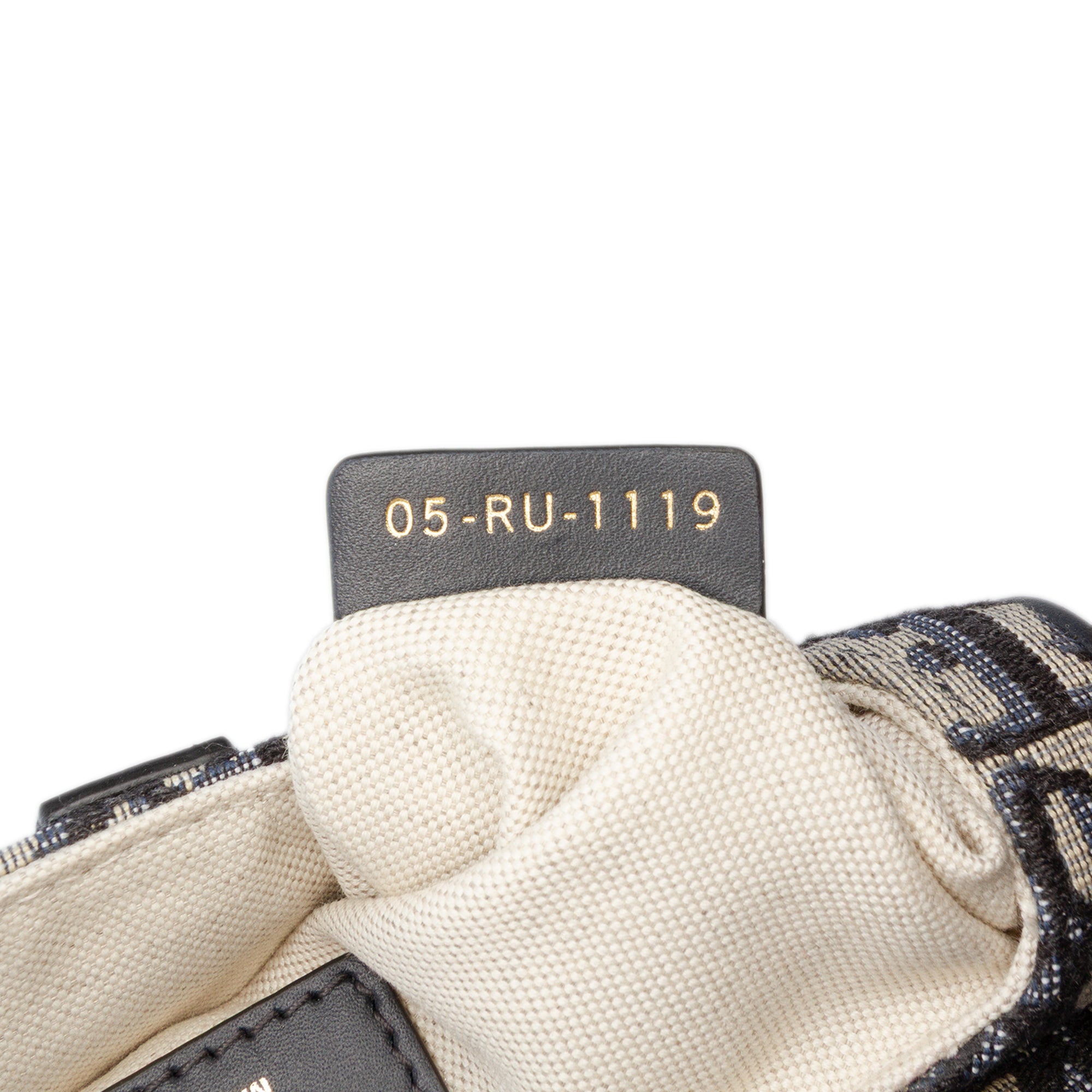 Mini Oblique Canvas Saddle Bag - Image 6