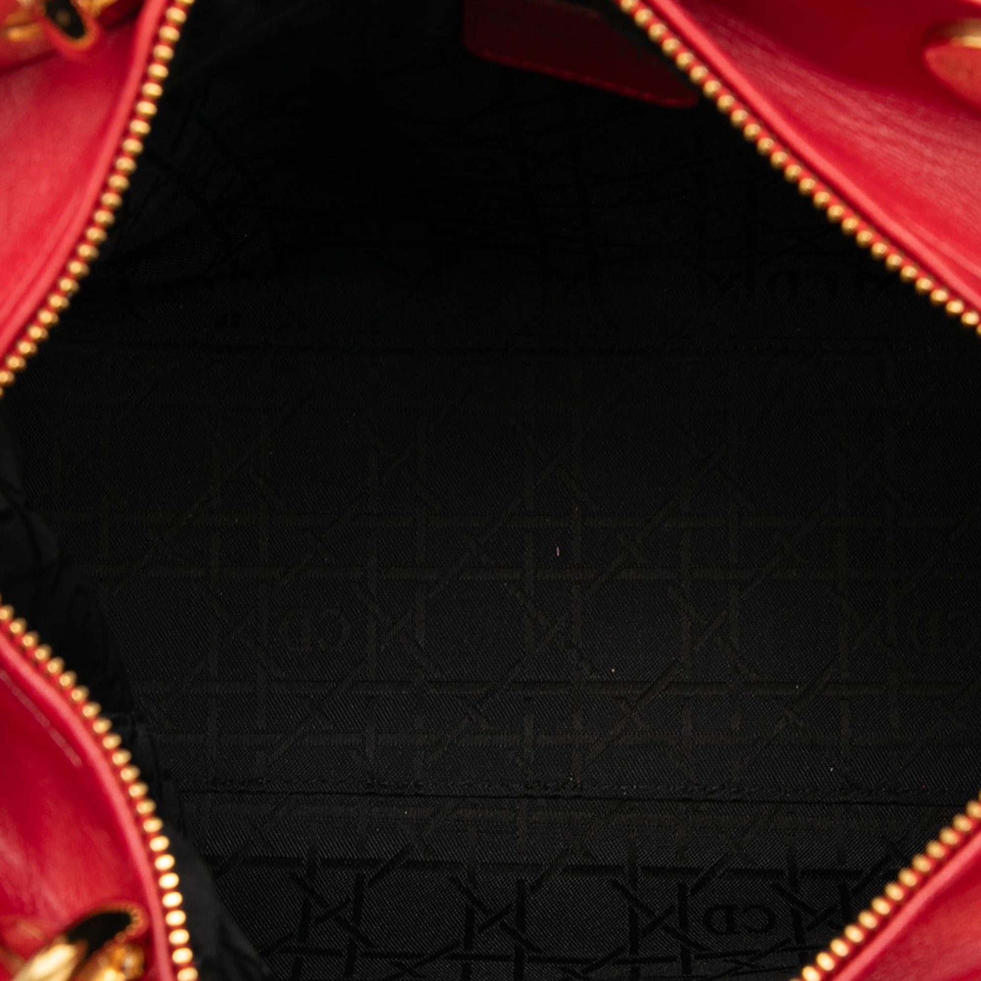 Medium Lambskin Cannage Lady Dior - Image 4