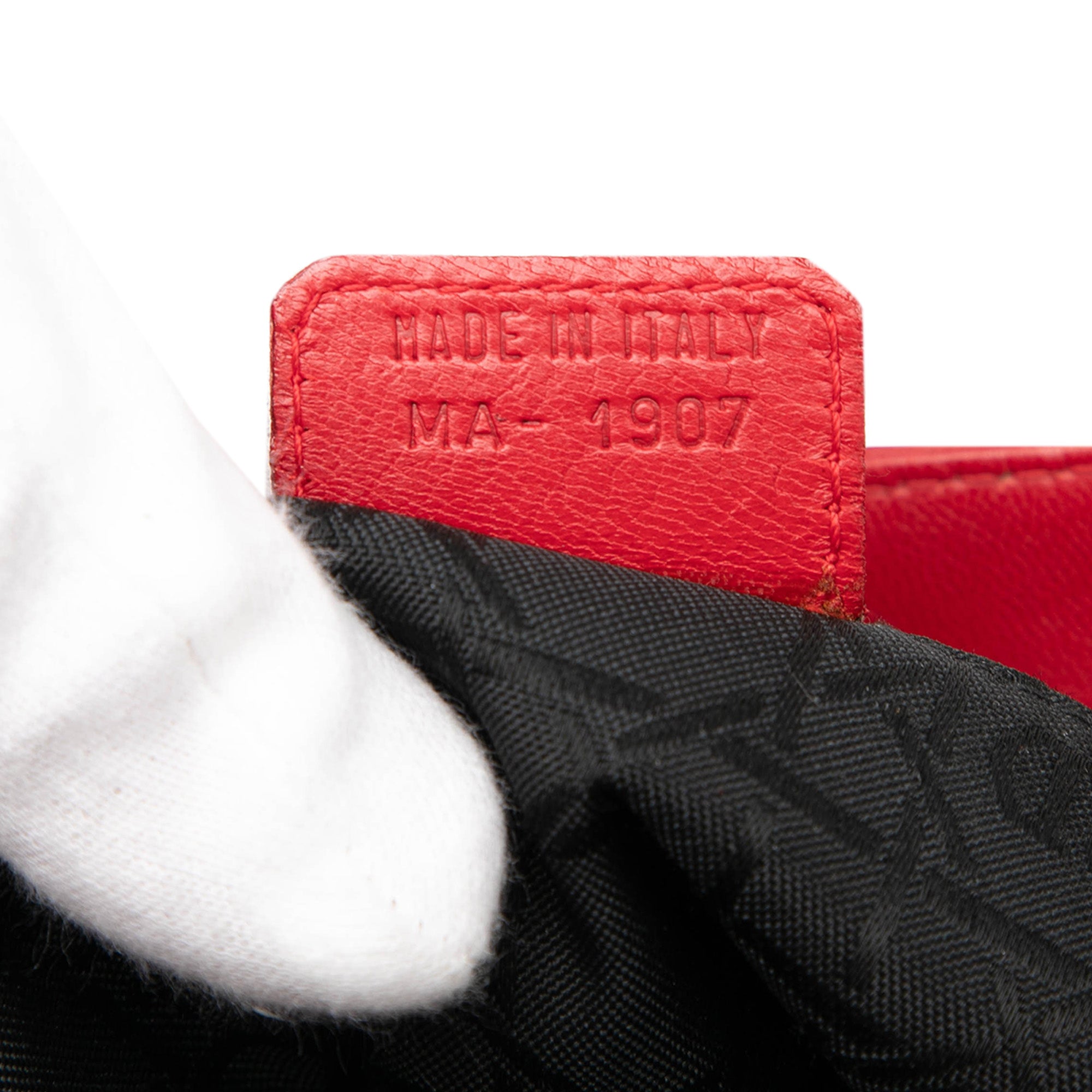 Medium Lambskin Cannage Lady Dior - Image 6
