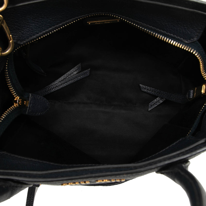 Goatskin Madras Front Pocket Satchel - Image 4
