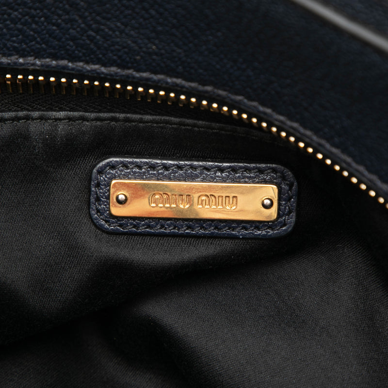 Goatskin Madras Front Pocket Satchel - Image 5