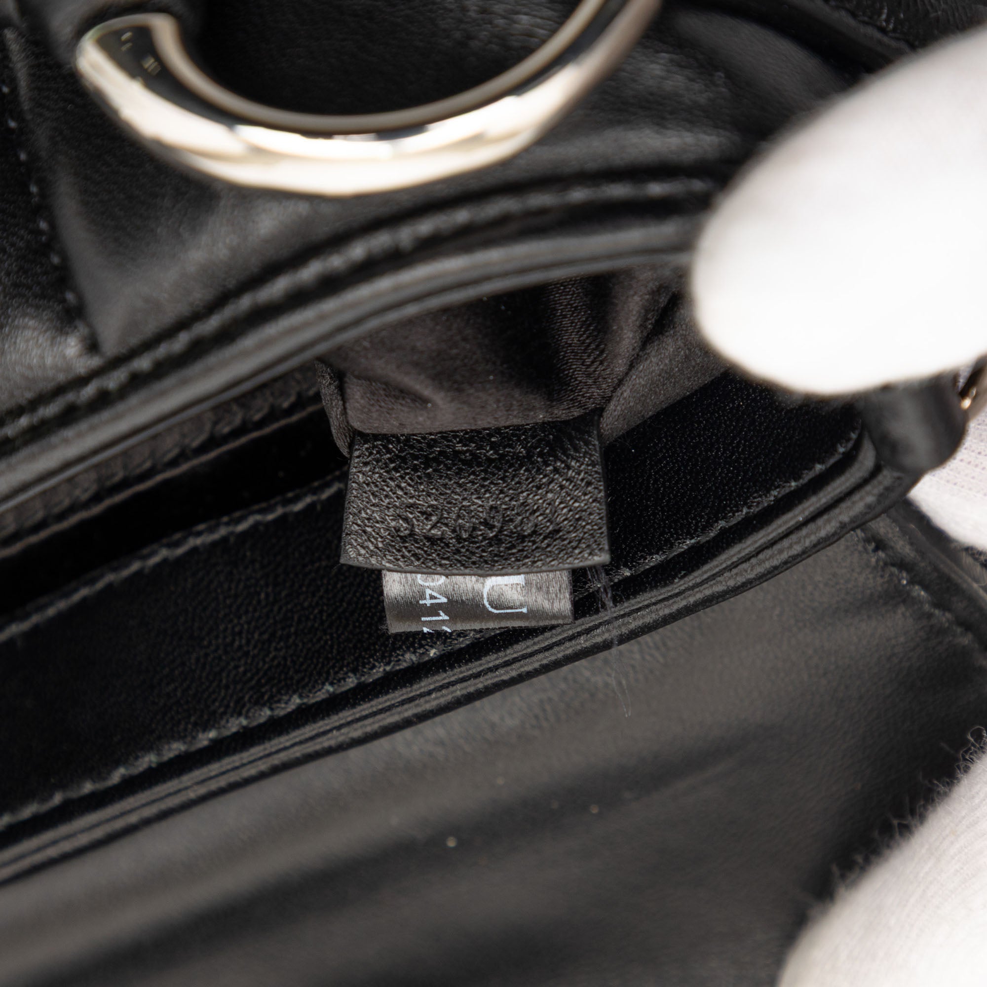 Small Quilted Leather Horsebit Chain Satchel - Image 6