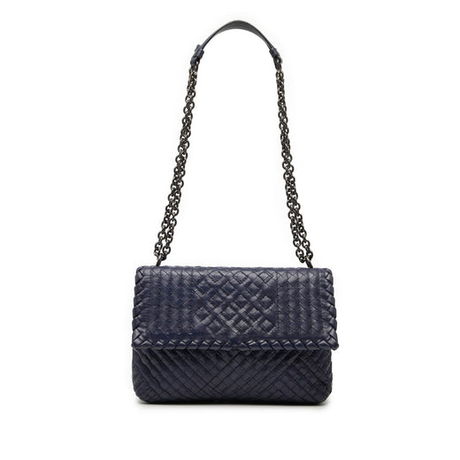 Small Nappa Intrecciato Boutis Olimpia Shoulder Bag - Image 1
