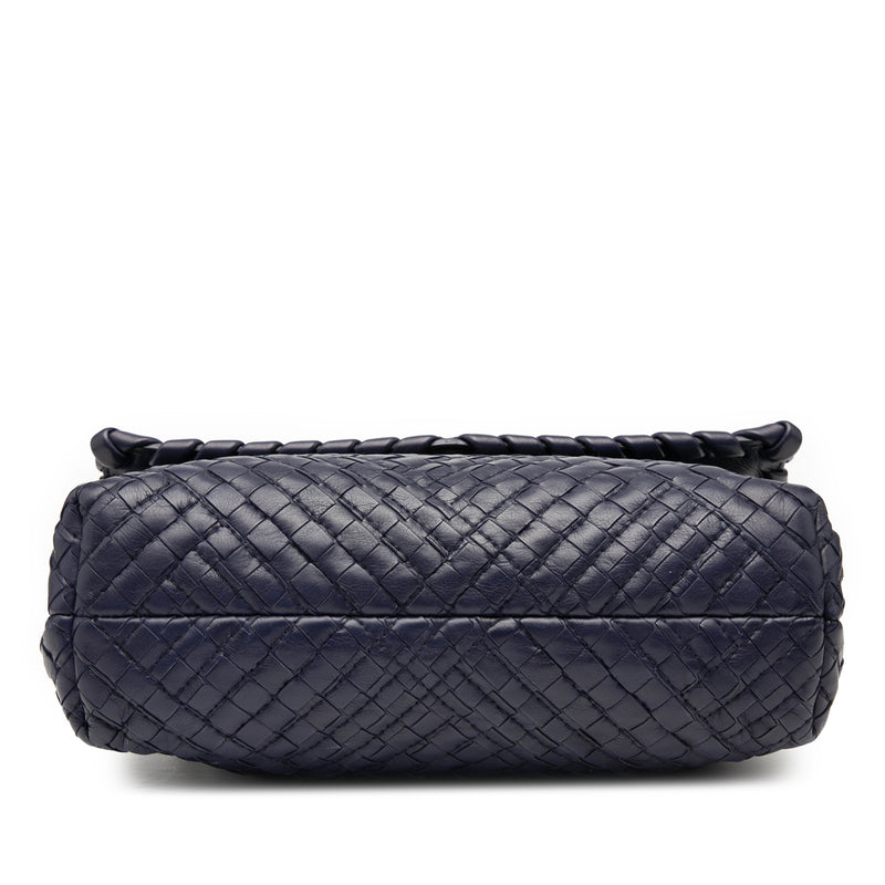 Small Nappa Intrecciato Boutis Olimpia Shoulder Bag - Image 3