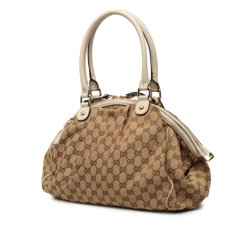 GG Canvas Sukey Satchel - Image 2