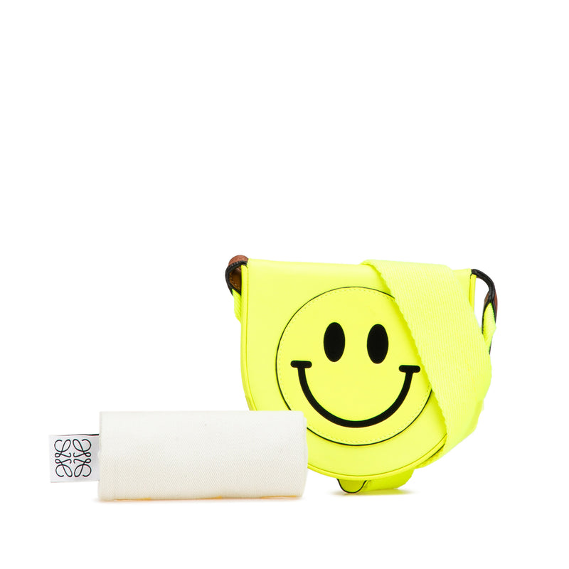 Small Smooth Calfskin Smiley Heel Crossbody - Image 11
