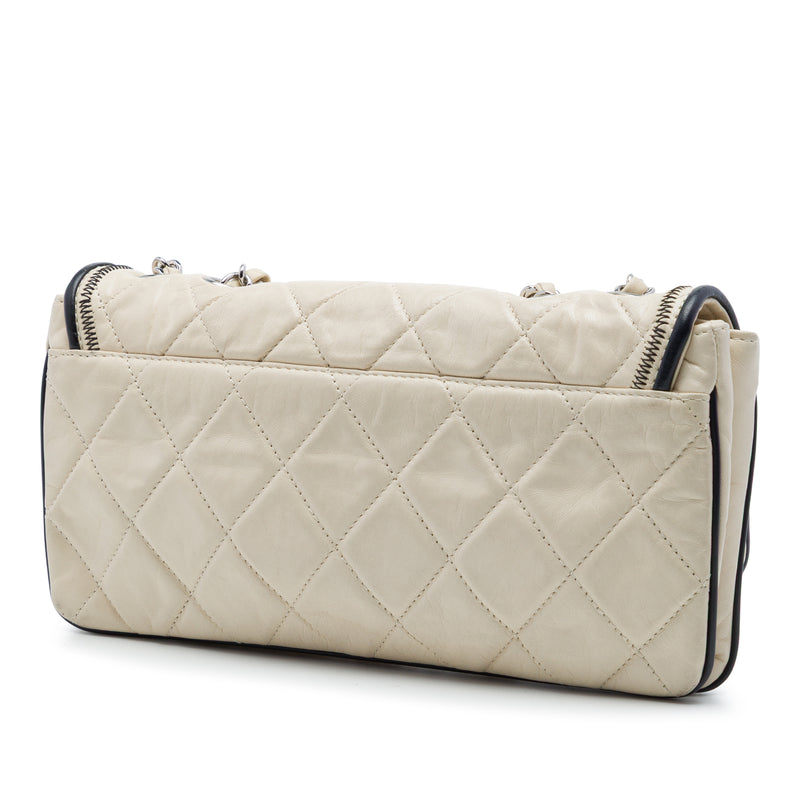 Quilted Aged Lambskin Reissue 2.55 East West Flap - Image 2