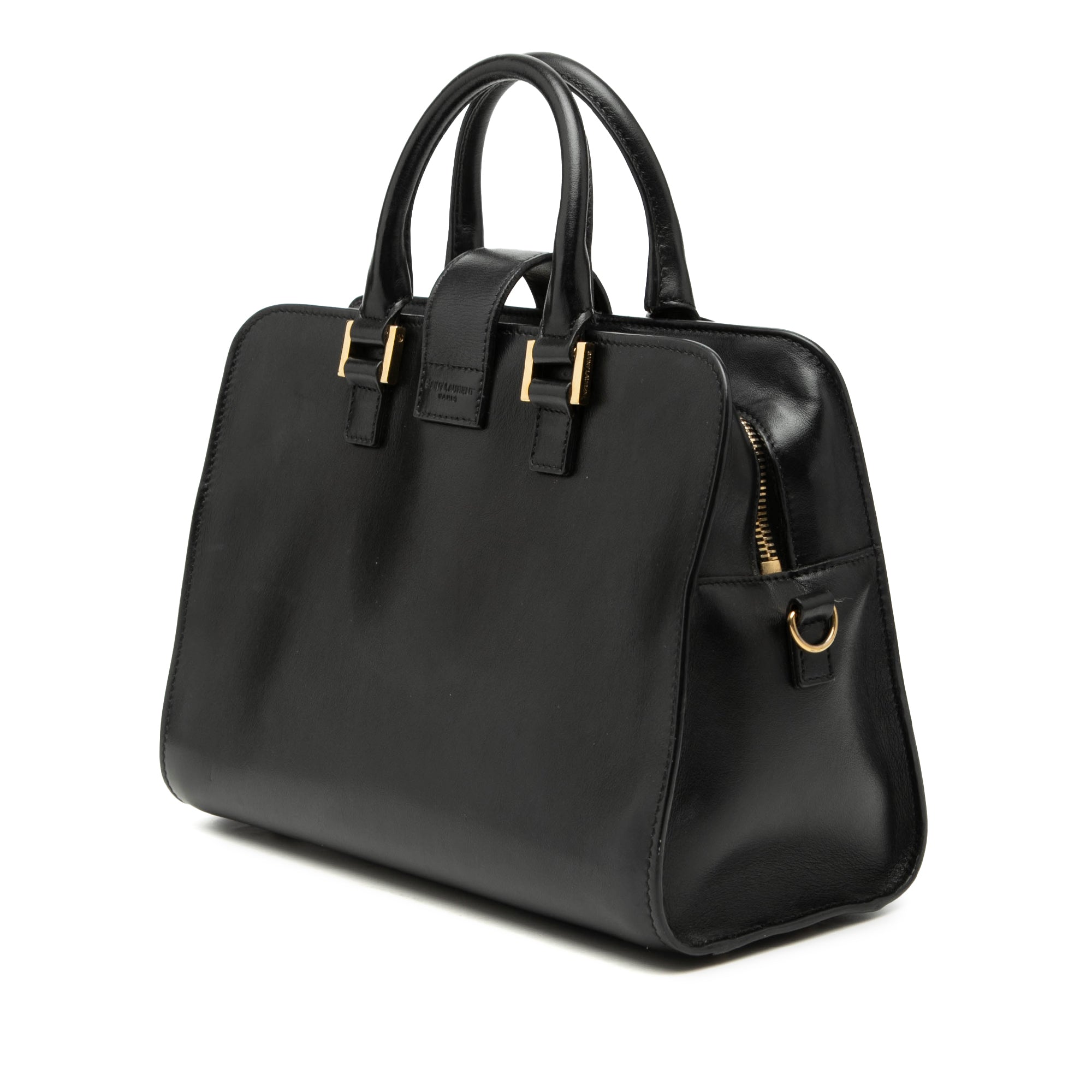 Baby Leather Monogram Cabas Satchel - Image 2