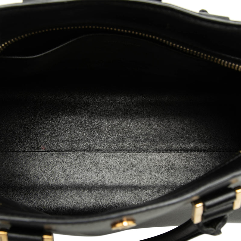 Baby Leather Monogram Cabas Satchel - Image 4