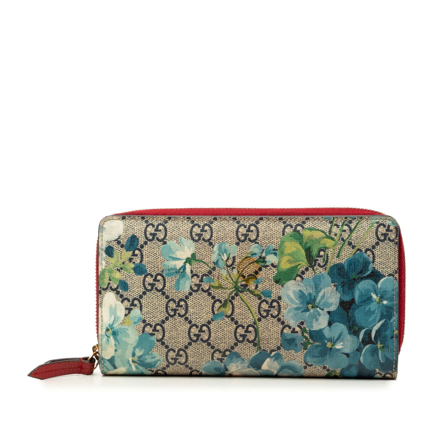 GG Supreme Blooms Zip Around Continental Wallet - Image 1