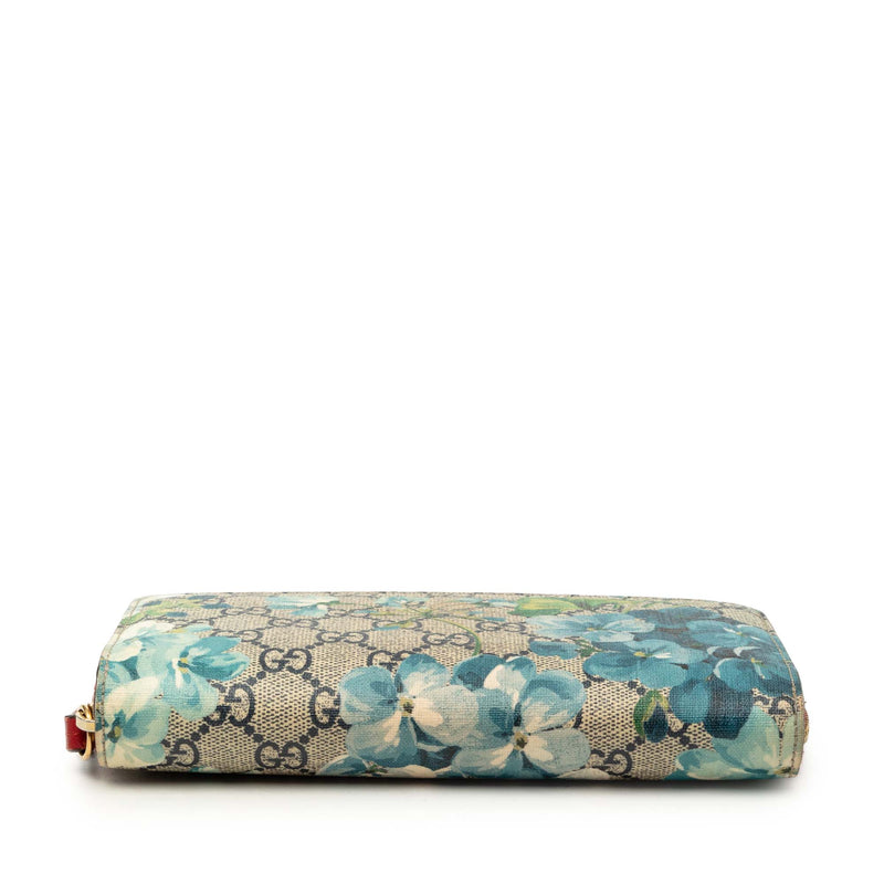 GG Supreme Blooms Zip Around Continental Wallet - Image 3