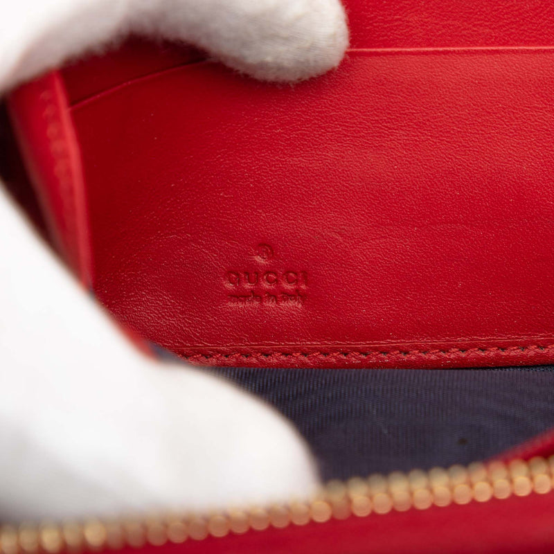 GG Supreme Blooms Zip Around Continental Wallet - Image 5