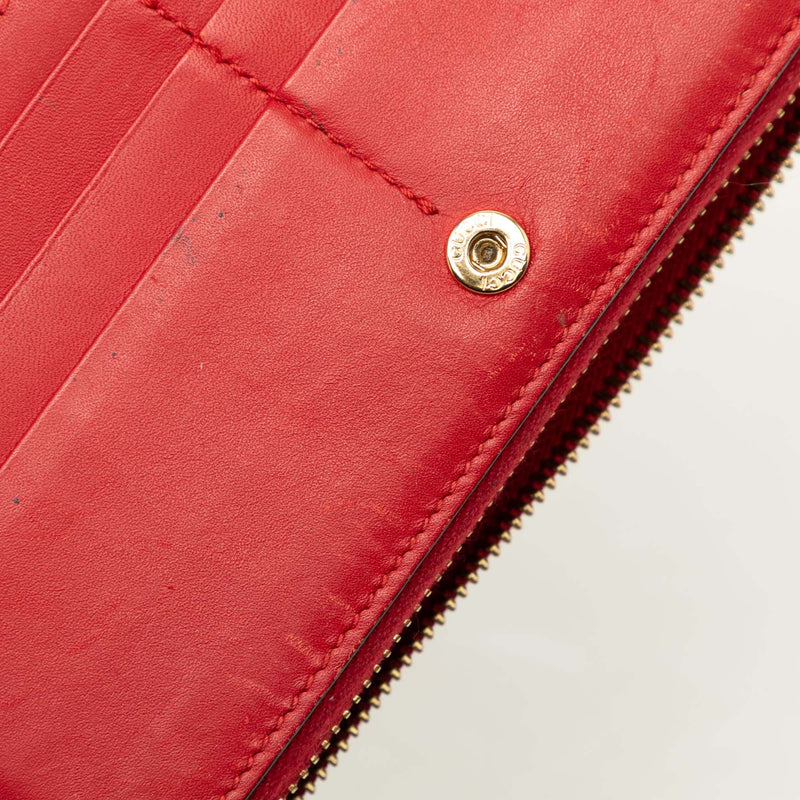 GG Supreme Blooms Zip Around Continental Wallet - Image 7