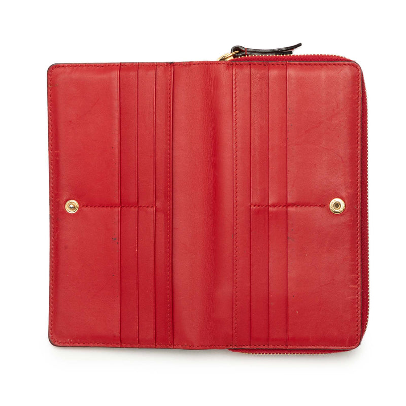 GG Supreme Blooms Zip Around Continental Wallet - Image 8