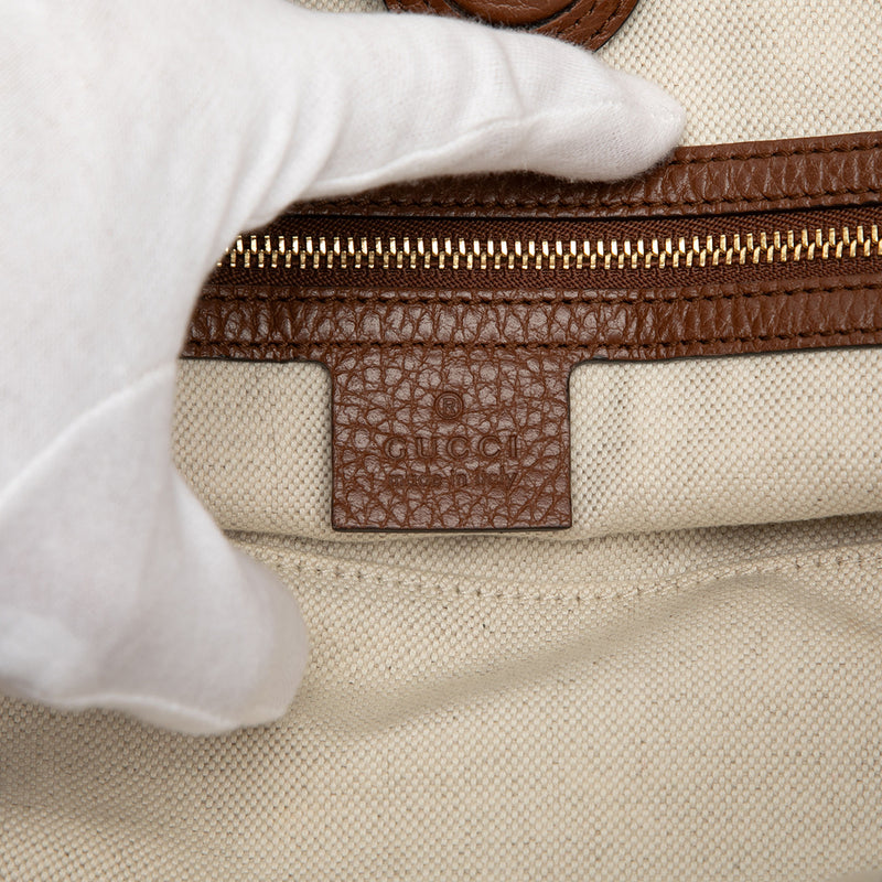 Medium GG Denim Ophidia Tote - Image 5