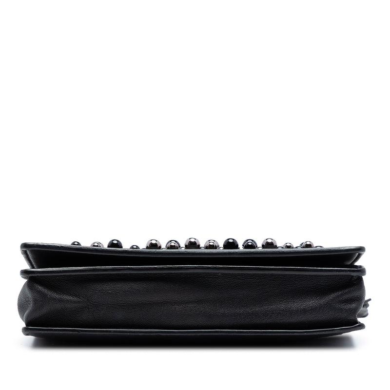 Leather Studded Wallet on Chain - Image 3