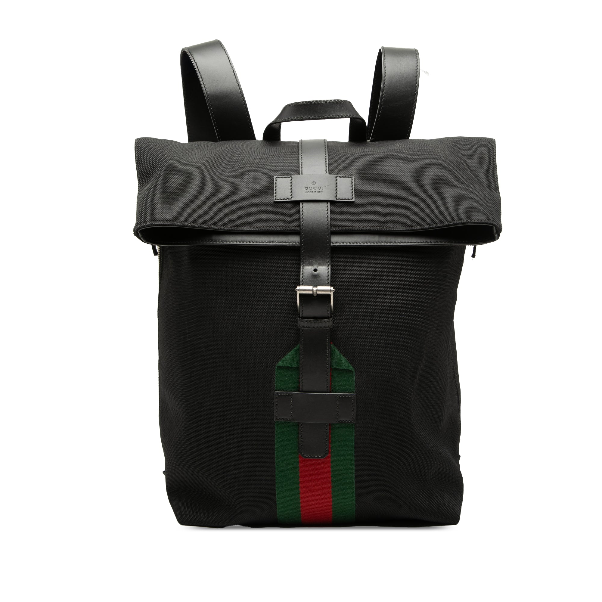 Canvas Techno Web Fold Over Backpack - Image 1