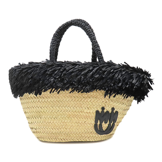 Raffia Basket Tote - Image 1
