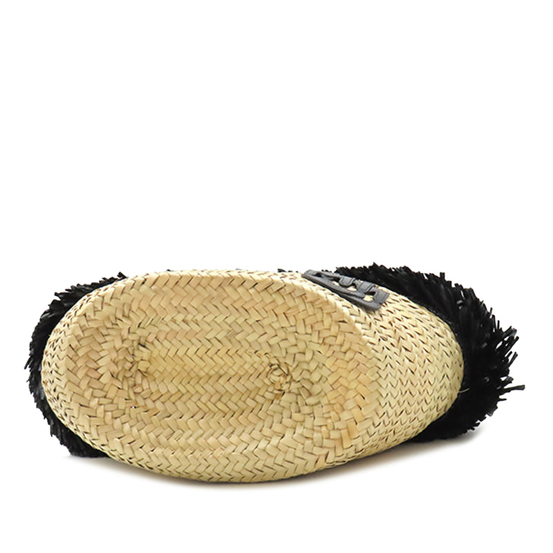 Raffia Basket Tote - Image 3