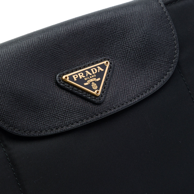 Saffiano Trimmed Tessuto Crossbody - Image 5