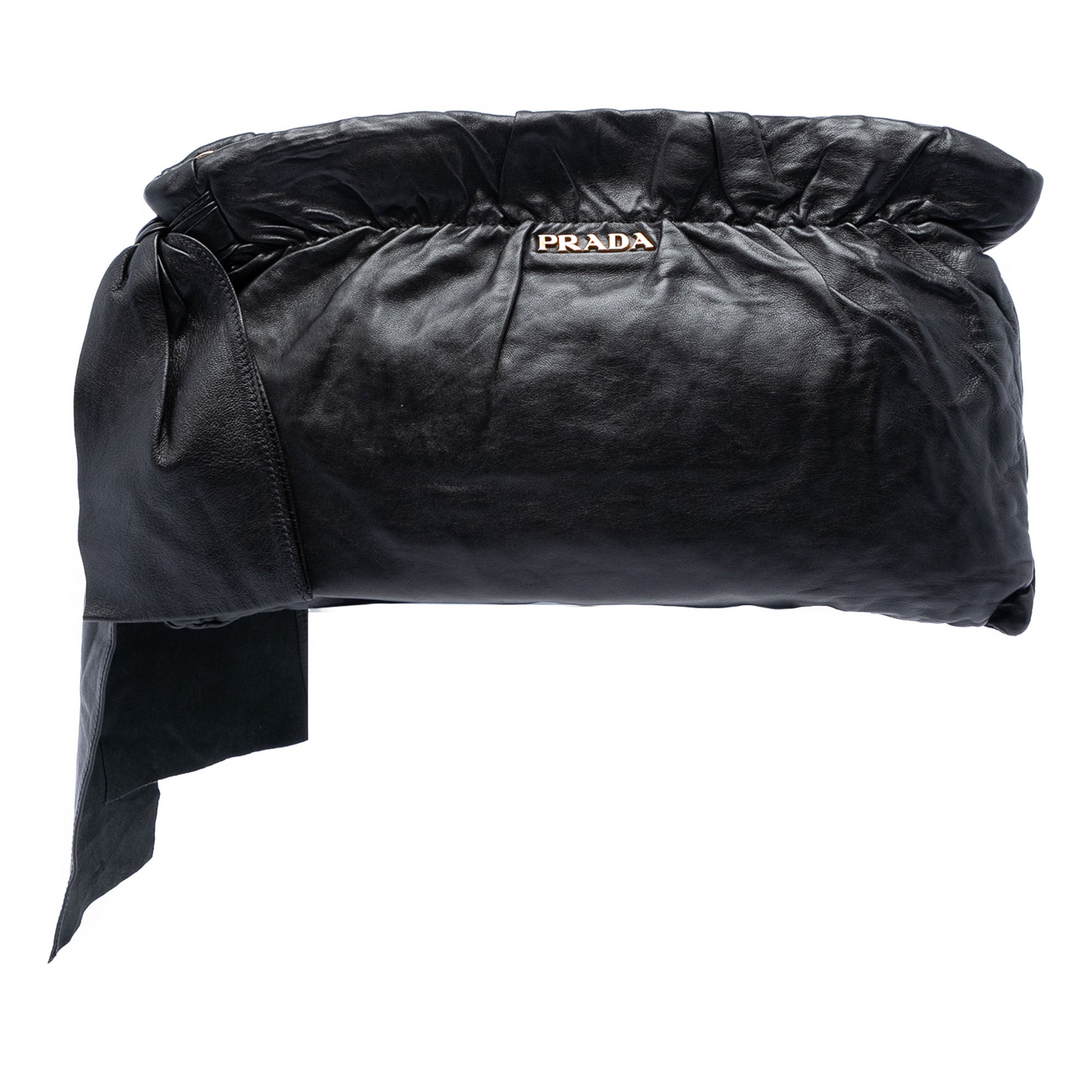 Nappa Antique Bow Clutch - Image 1