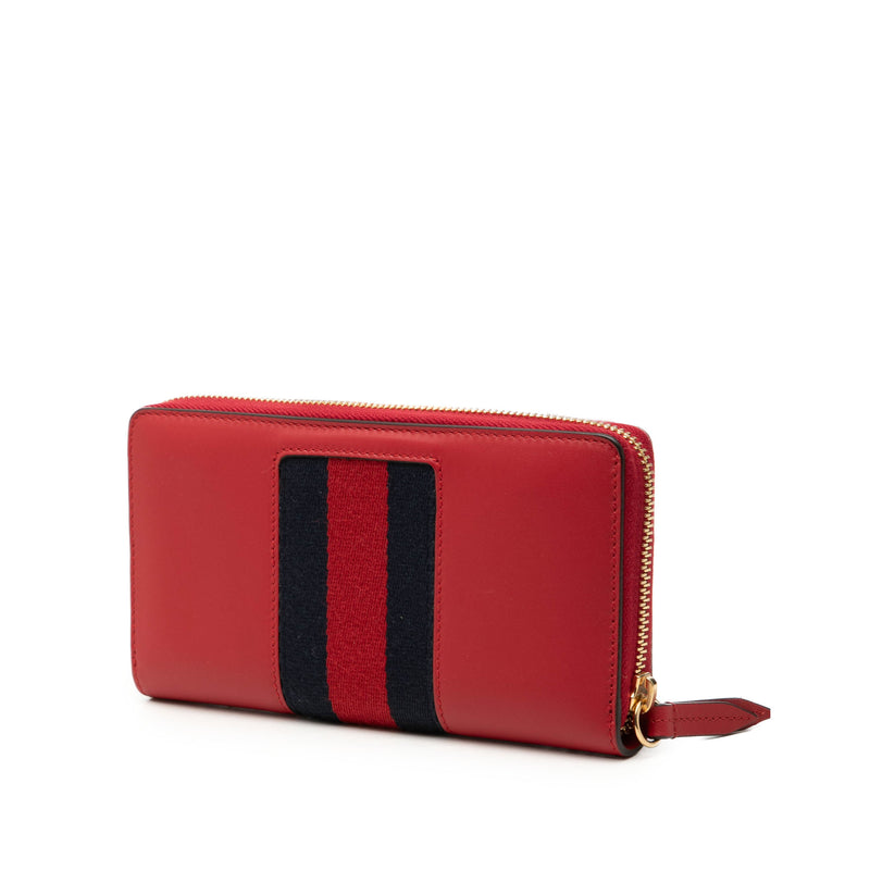 Calfskin Sylvie Zip Around Wallet - Image 2
