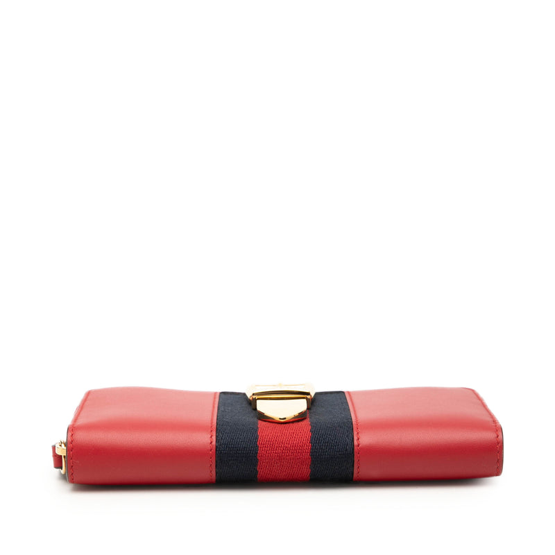 Calfskin Sylvie Zip Around Wallet - Image 3