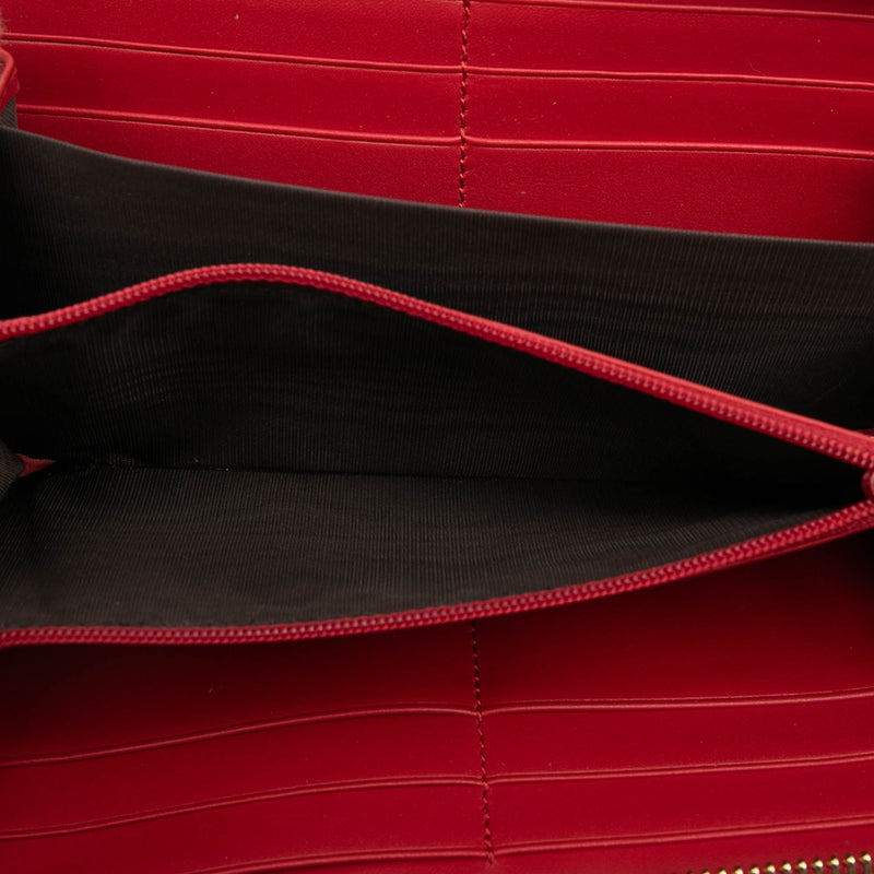 Calfskin Sylvie Zip Around Wallet - Image 4