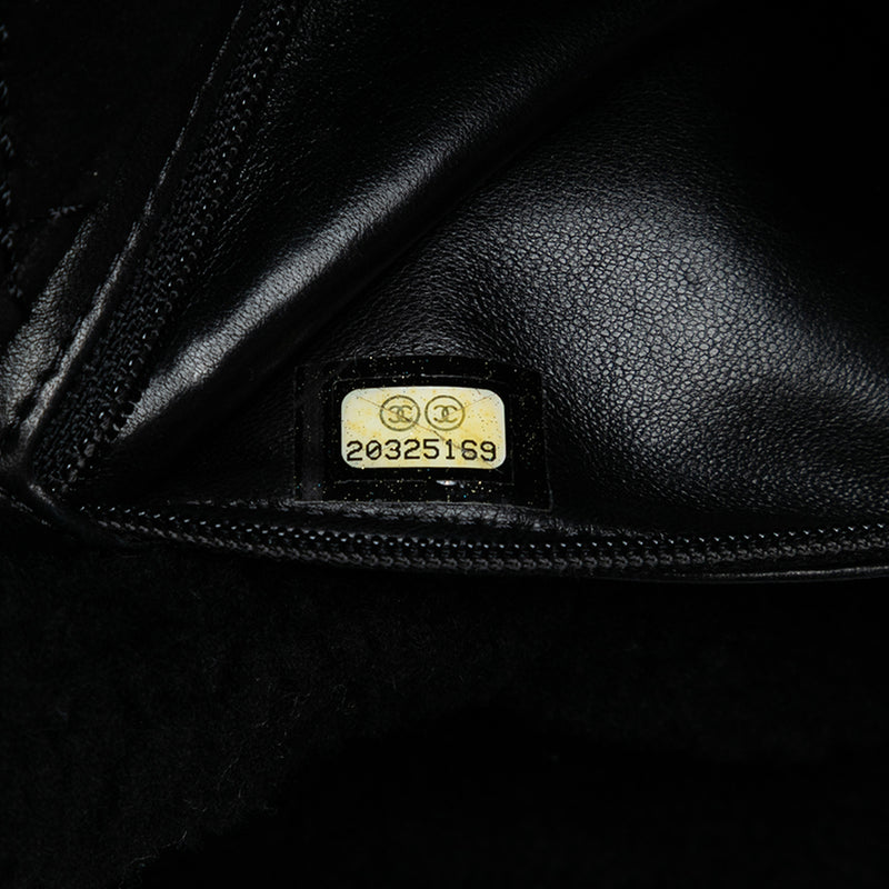 Medium Shearling Pearl Studded Flap - Image 6