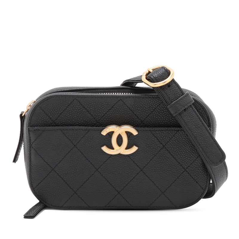 CC Stitched Caviar Chic Affinity Belt Bag