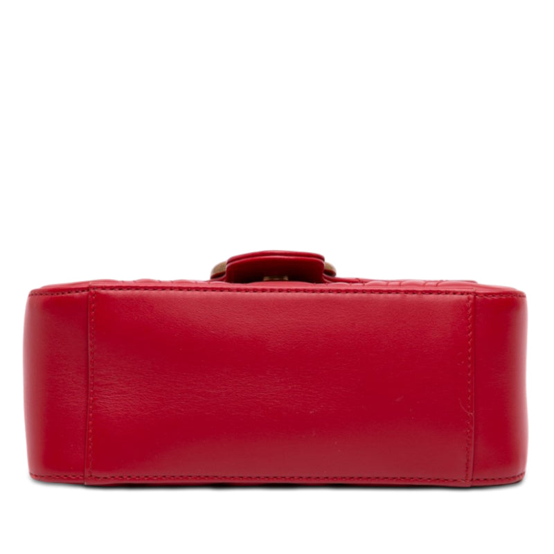 Mini GG Marmont Matelasse Leather Top Handle Bag - Image 3