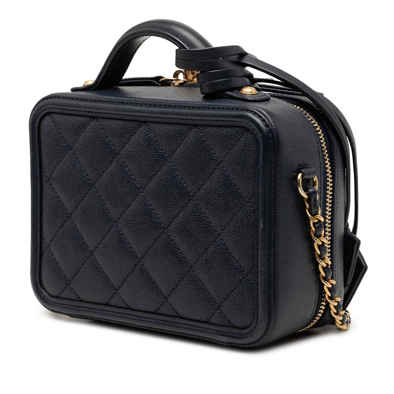 Small Caviar CC Filigree Vanity Case - Image 2