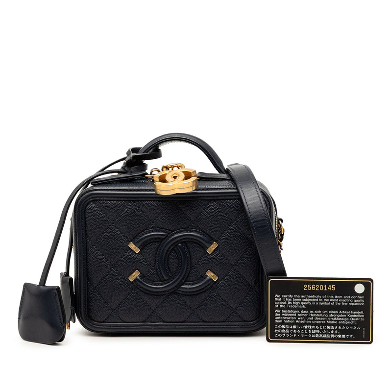 Small Caviar CC Filigree Vanity Case - Image 8