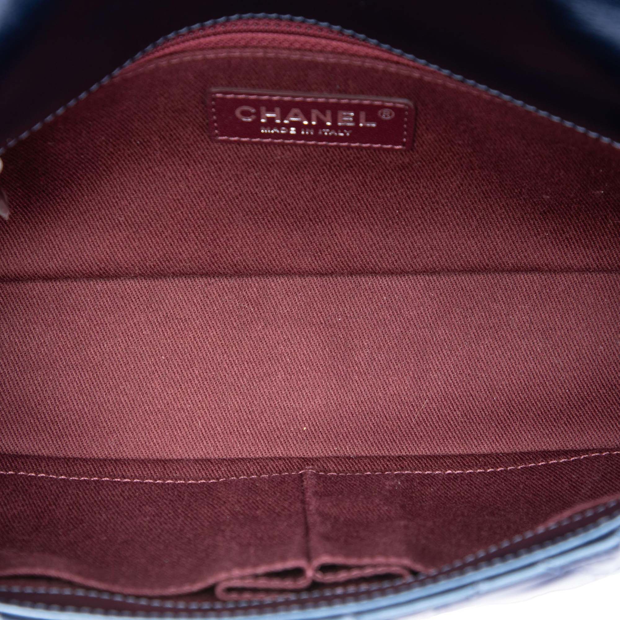 Medium Quilted Glazed Calfskin Coco Pleats Flap - Image 4