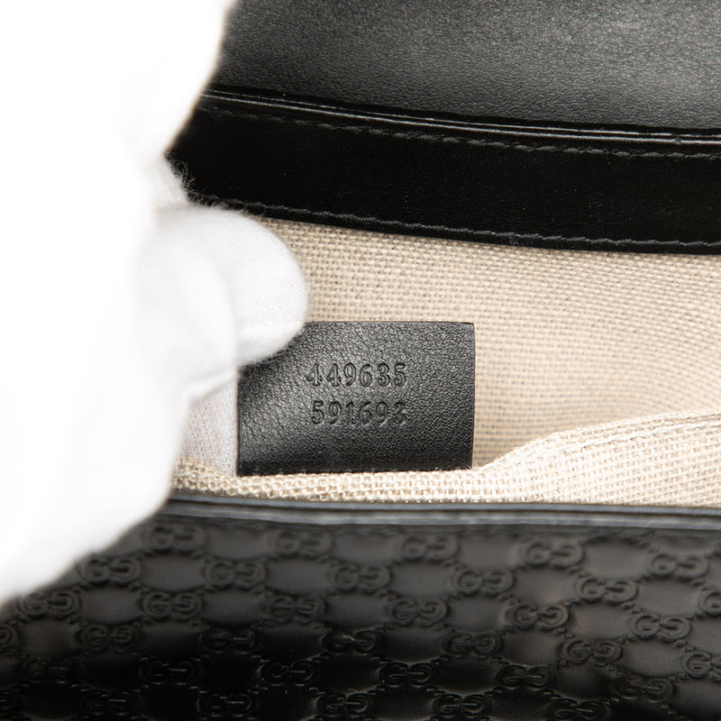 Medium Microguccissima Emily Shoulder Bag - Image 6