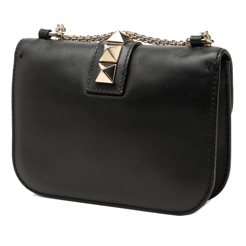 Small Leather Rockstud Glam Lock Crossbody - Image 2