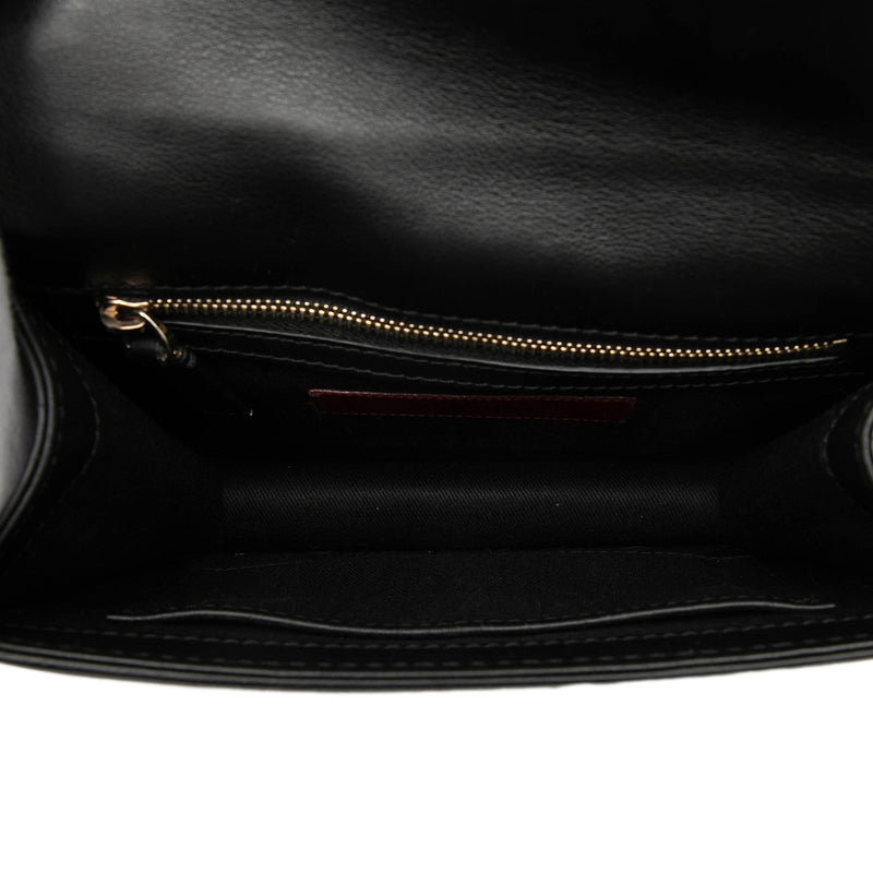 Small Leather Rockstud Glam Lock Crossbody - Image 4