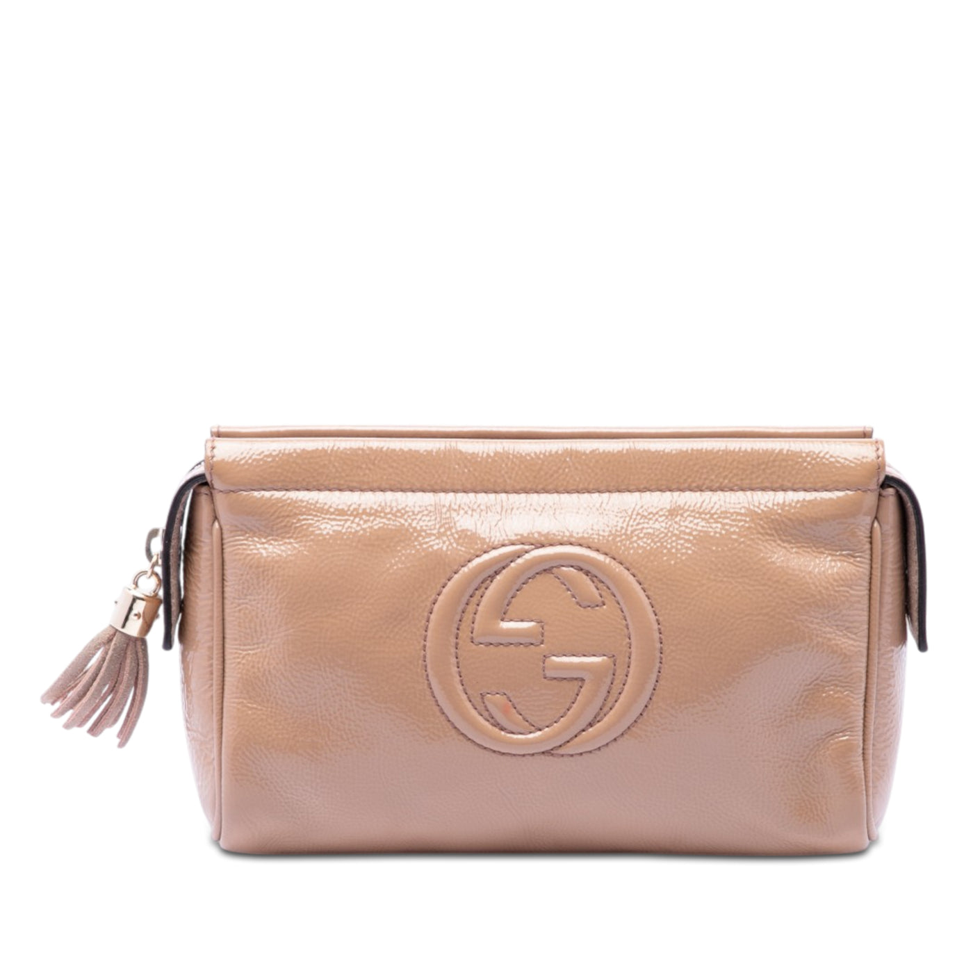 Soft Patent Soho Clutch - Image 1