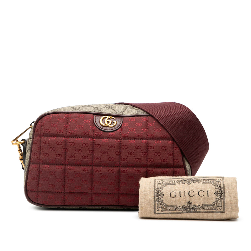 Small Quilted Mini GG Canvas and GG Supreme Double G Crossbody - Image 8