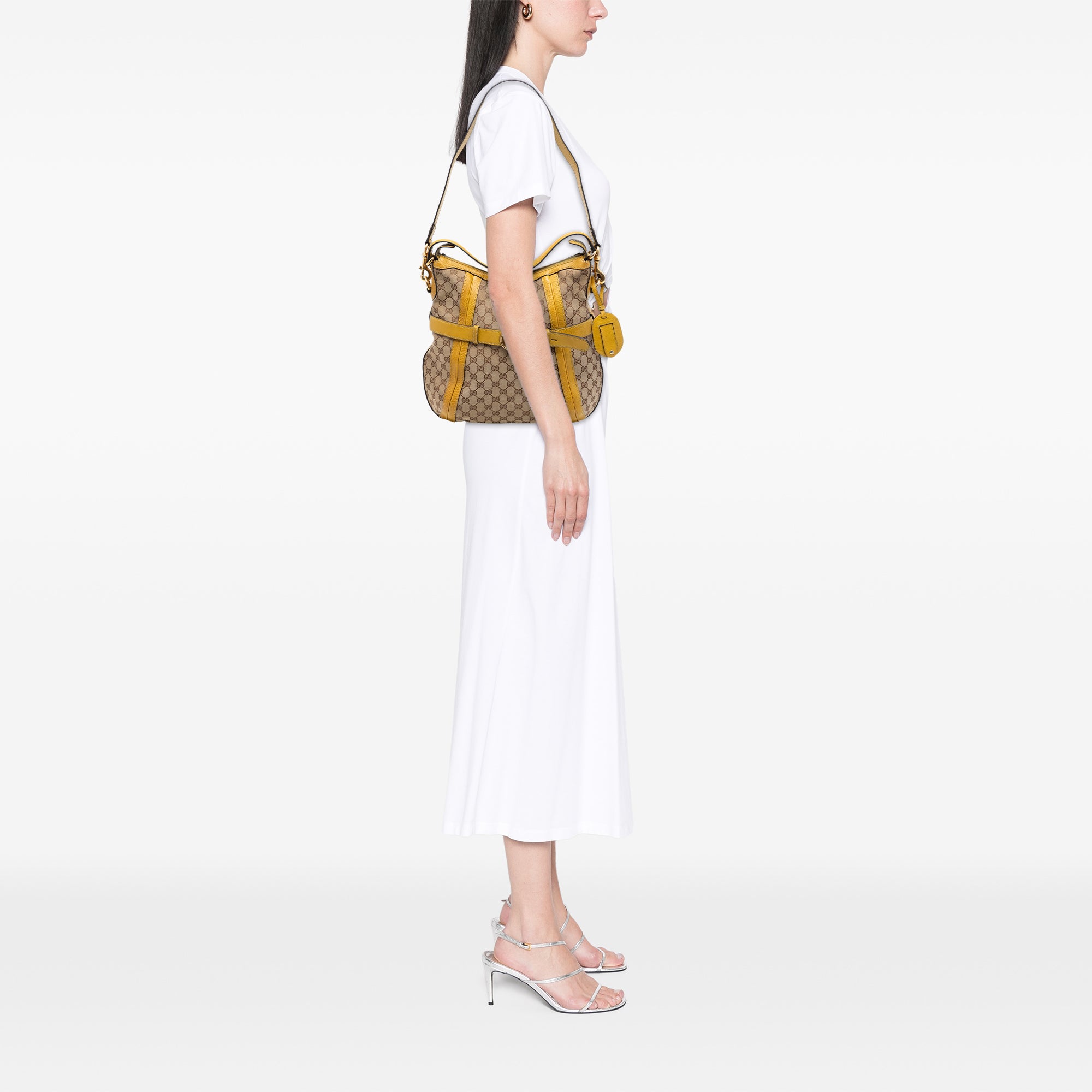 Medium GG Canvas Running Satchel - Image 7
