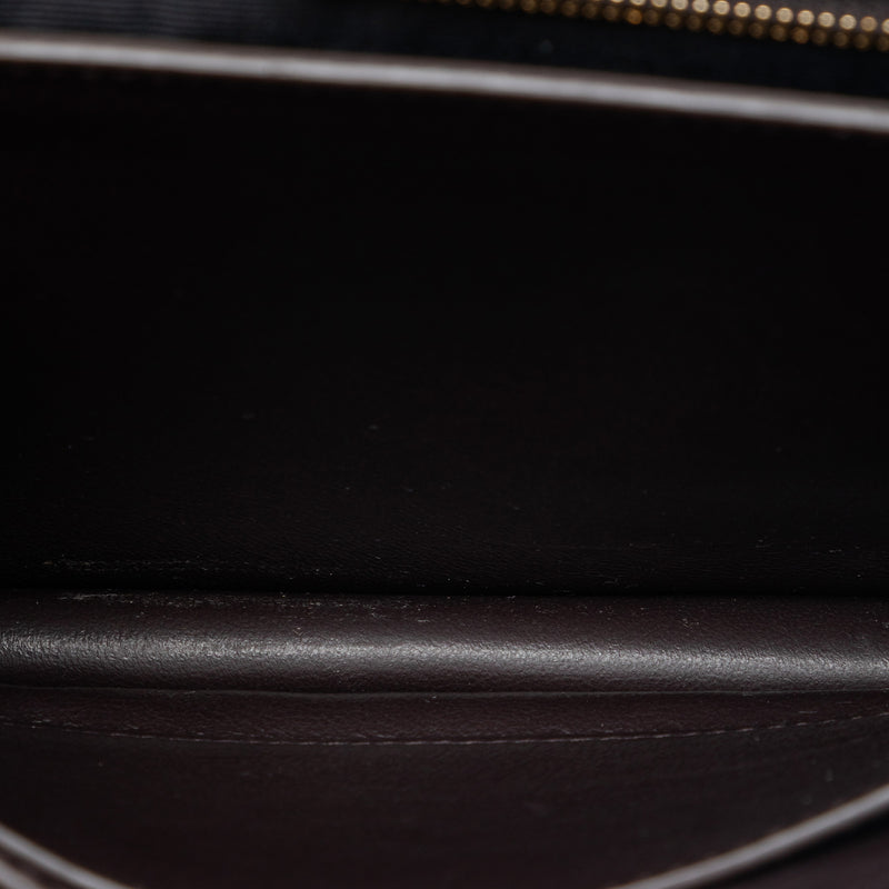 Suede and Calfskin Monogram Cassandra Clasp Bag - Image 4