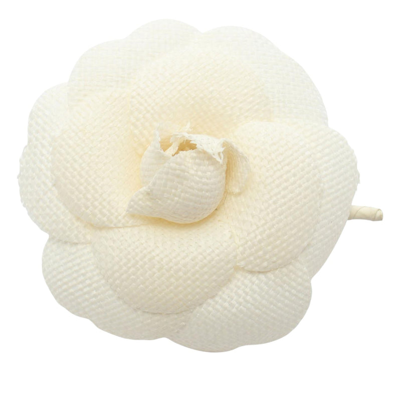 Canvas Camellia Brooch