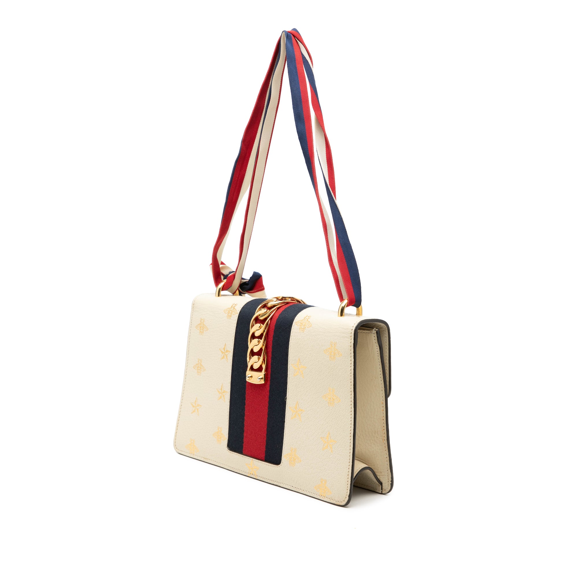 Small Leather Bee Star Sylvie Satchel - Image 2