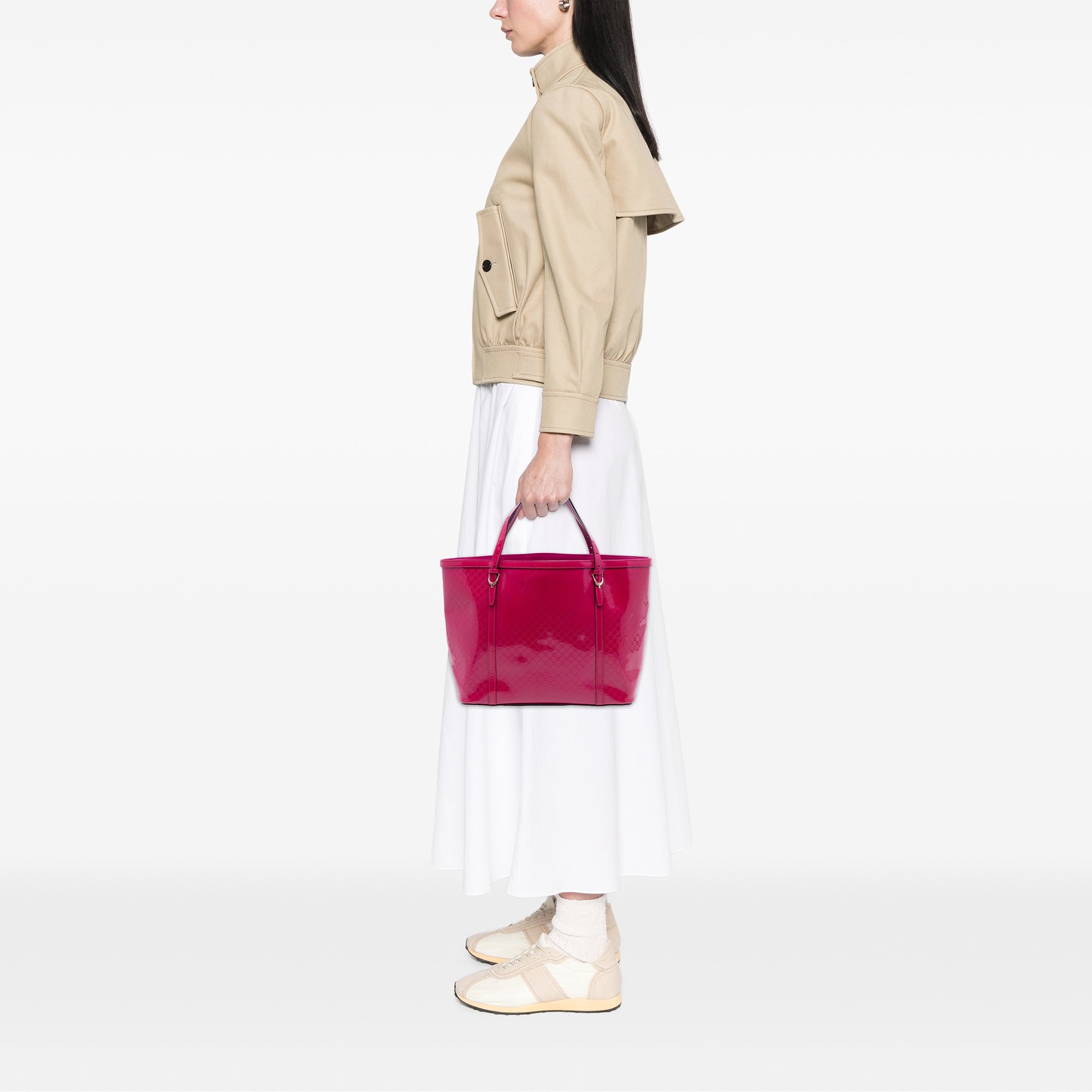 Patent Microguccissima Nice Tote - Image 7