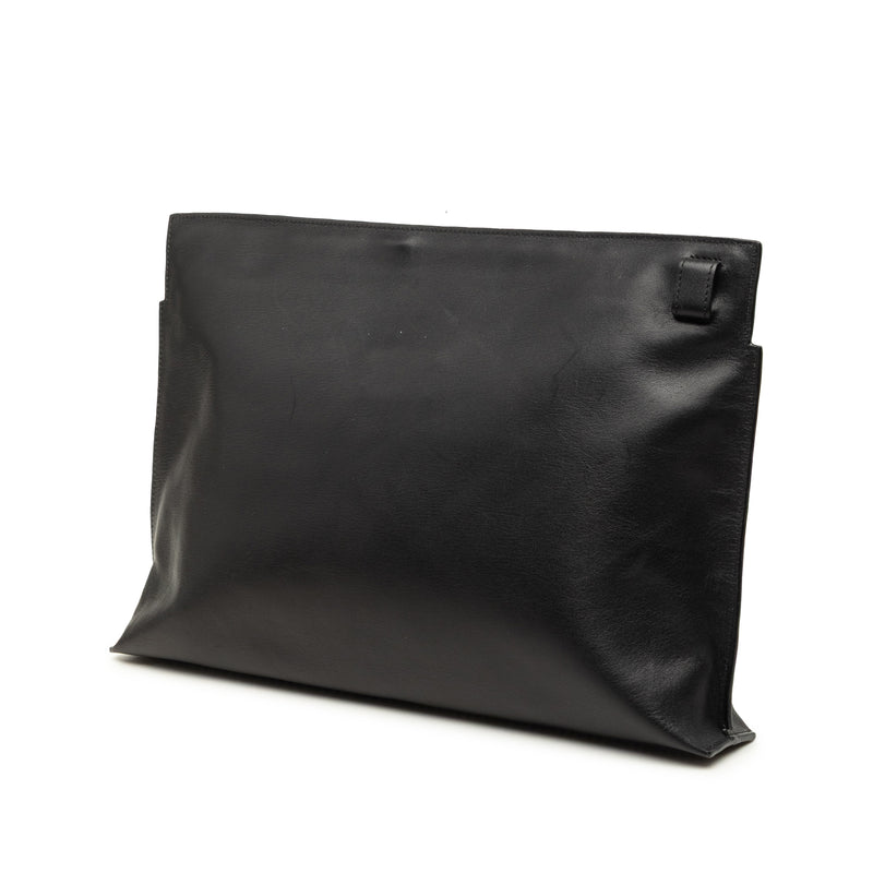 Leather Anagram T Clutch - Image 2