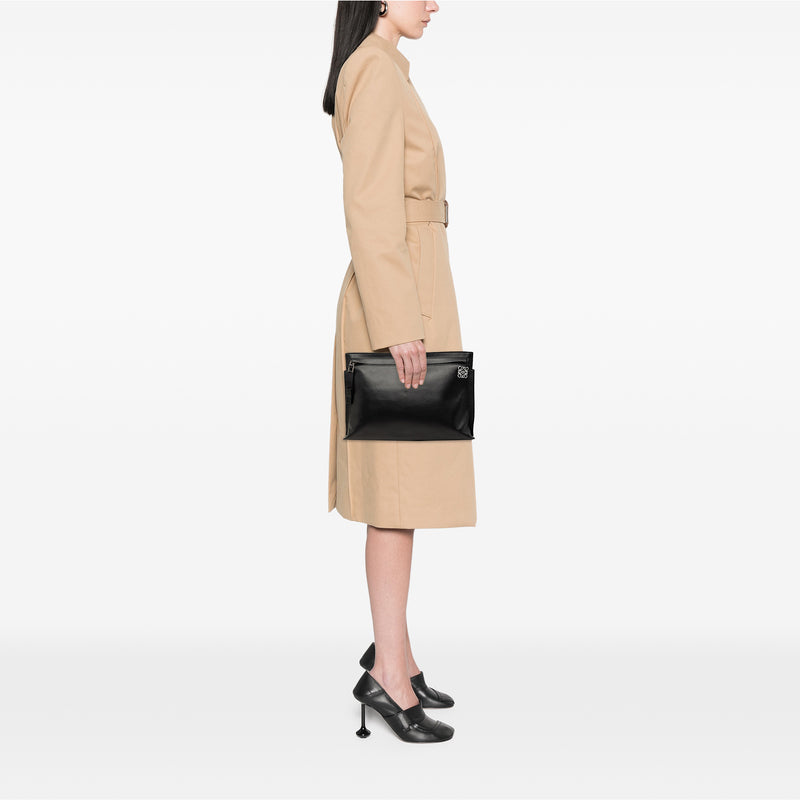 Leather Anagram T Clutch - Image 6