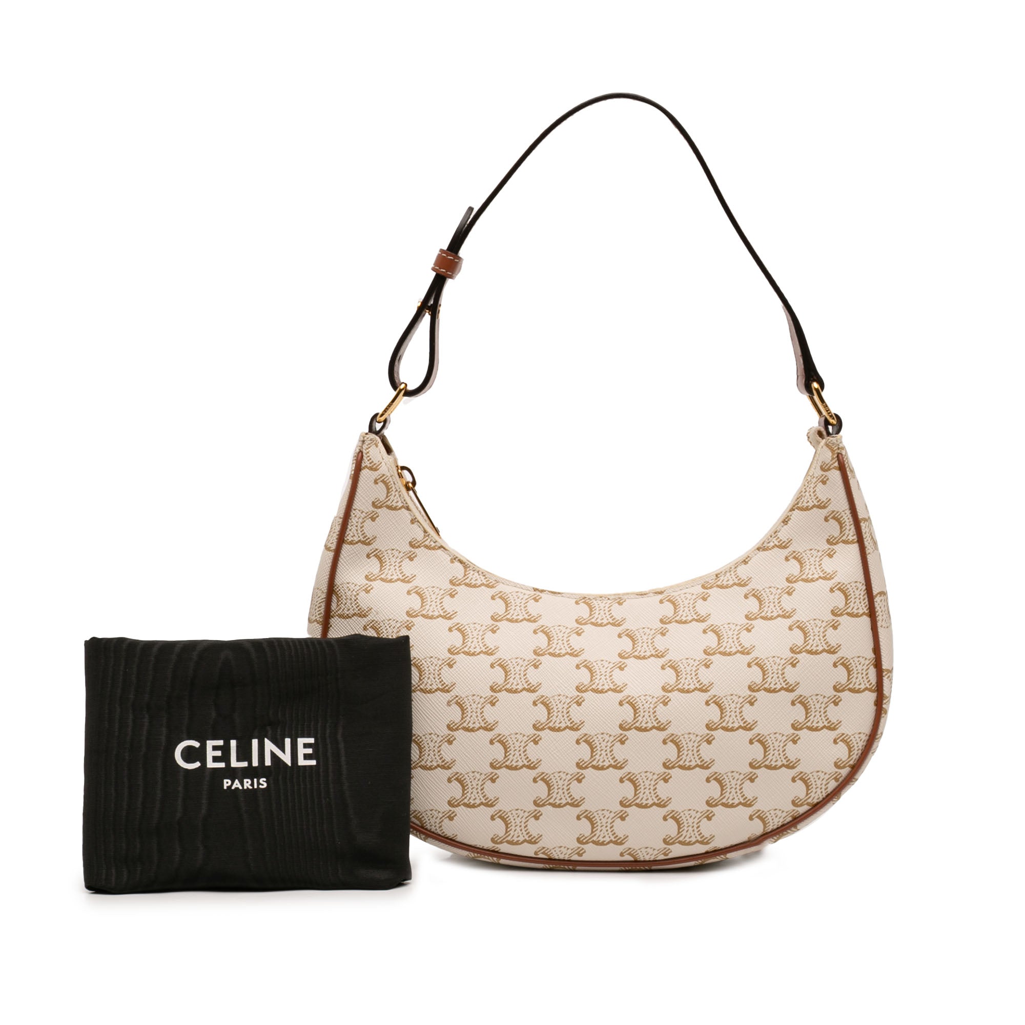 Triomphe Coated Canvas Ava Shoulder Bag - Image 7