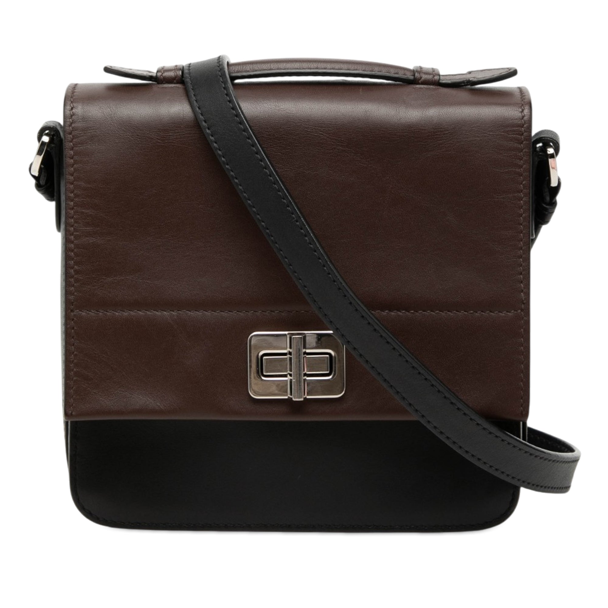 Bicolor City Calf Satchel - Image 1