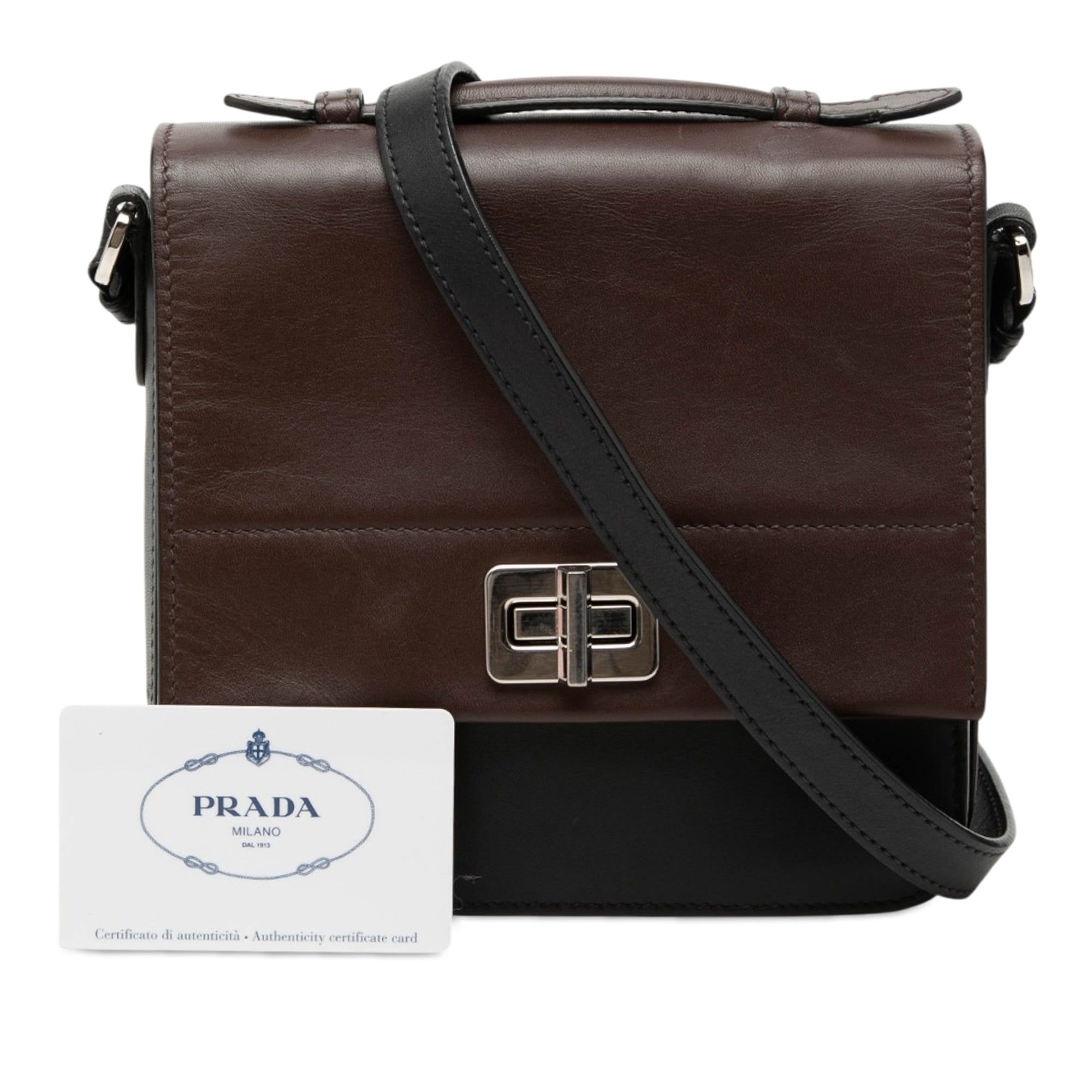 Bicolor City Calf Satchel - Image 7
